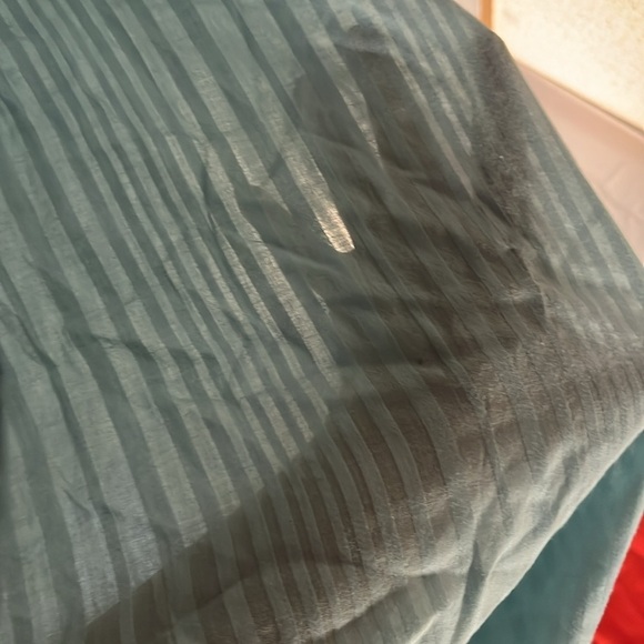 Pine Cone Hill Blue Long Sleeve V-Neck Dress (Small) - Picture 2 of 5